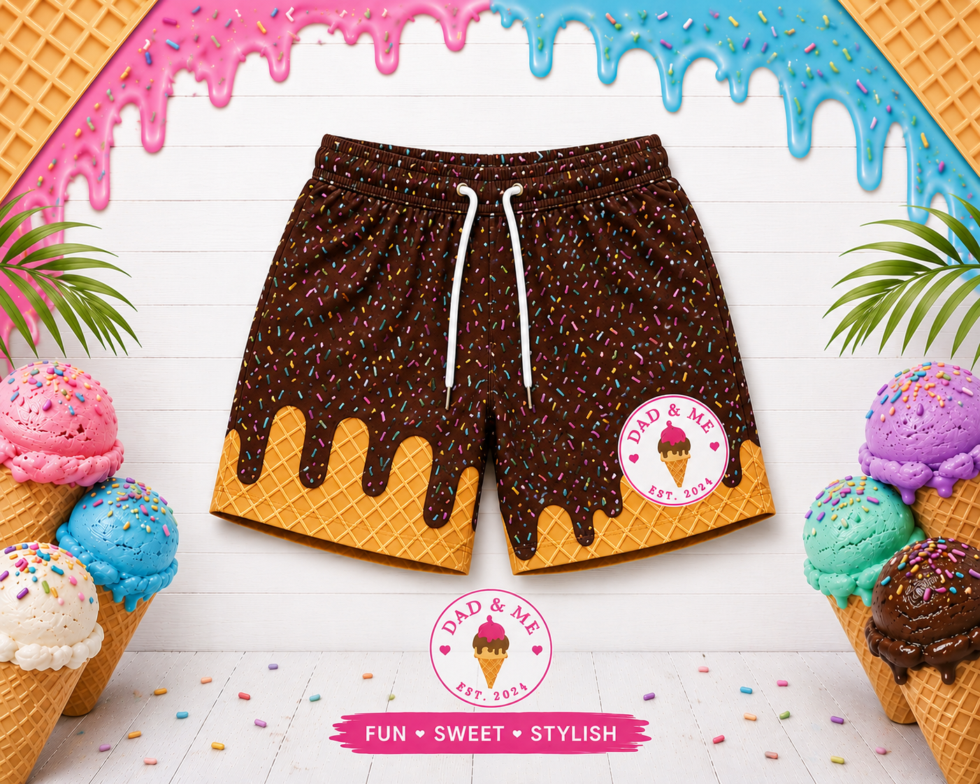 Preorder Waffle Shorts – Kids & Adults