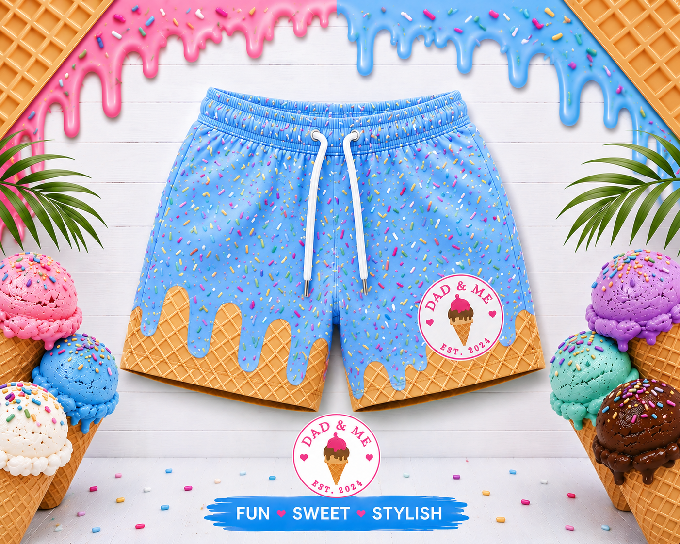 Preorder Waffle Shorts – Kids & Adults