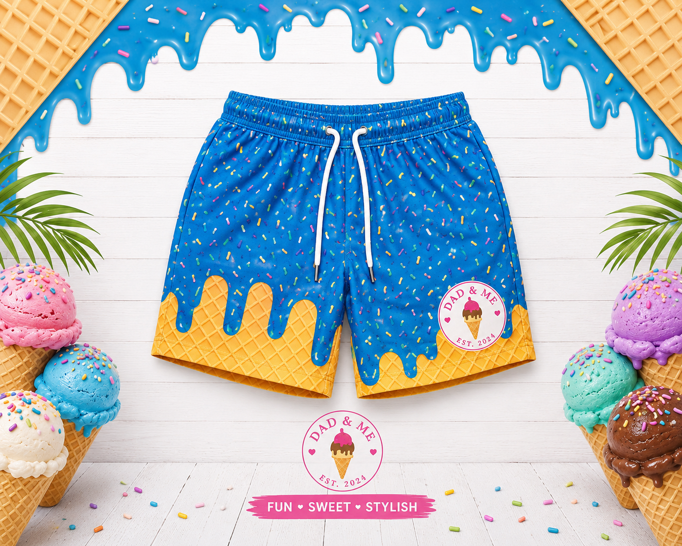 Preorder Waffle Shorts – Kids & Adults