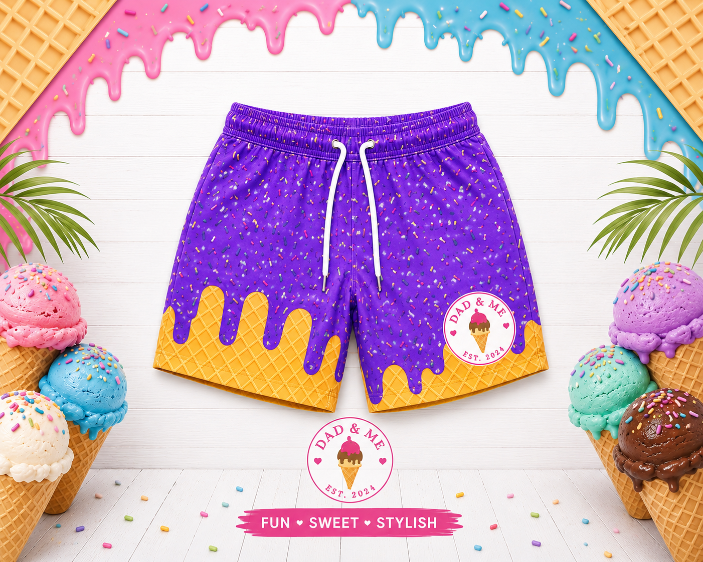 Preorder Waffle Shorts – Kids & Adults