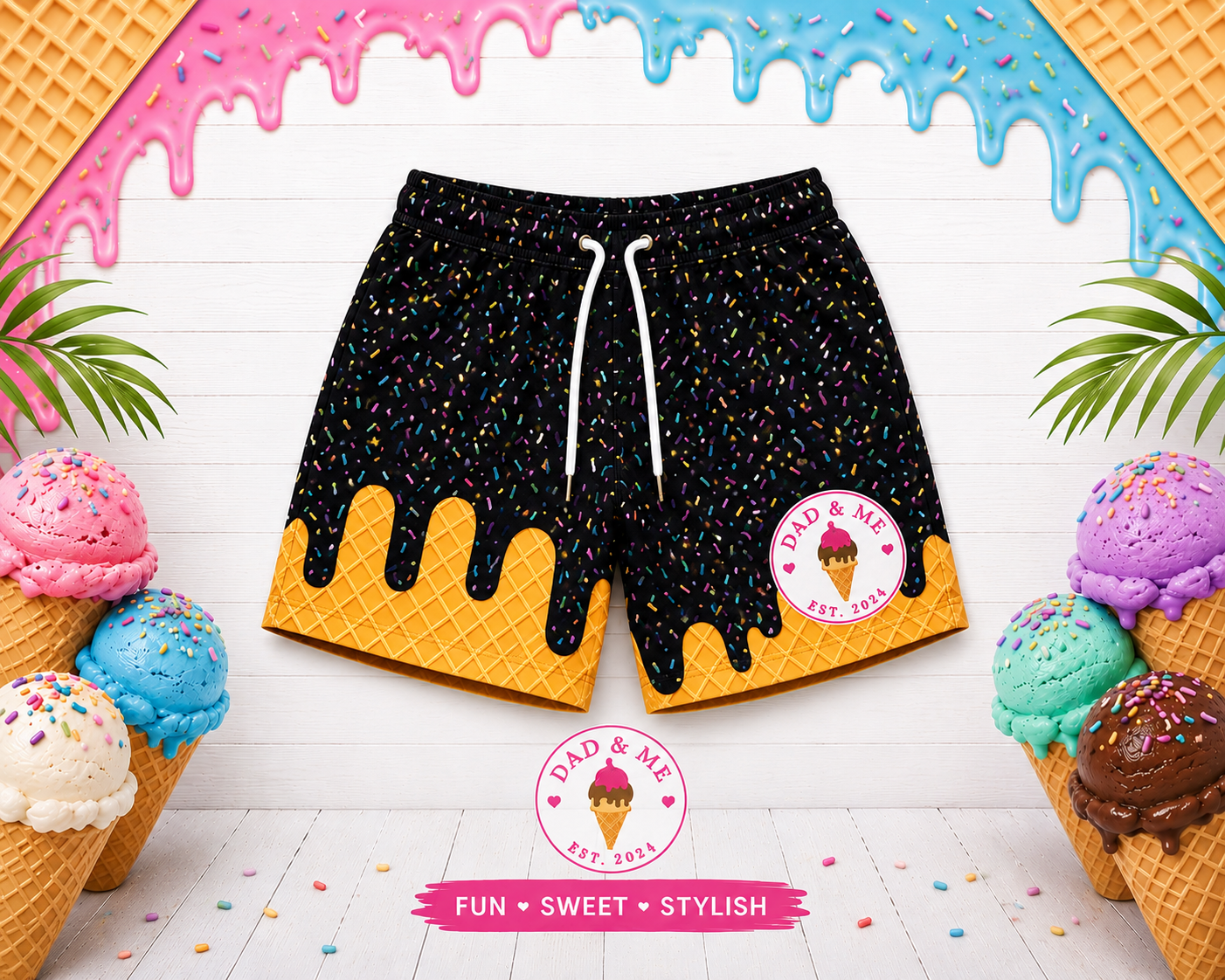 Preorder Waffle Shorts – Kids & Adults