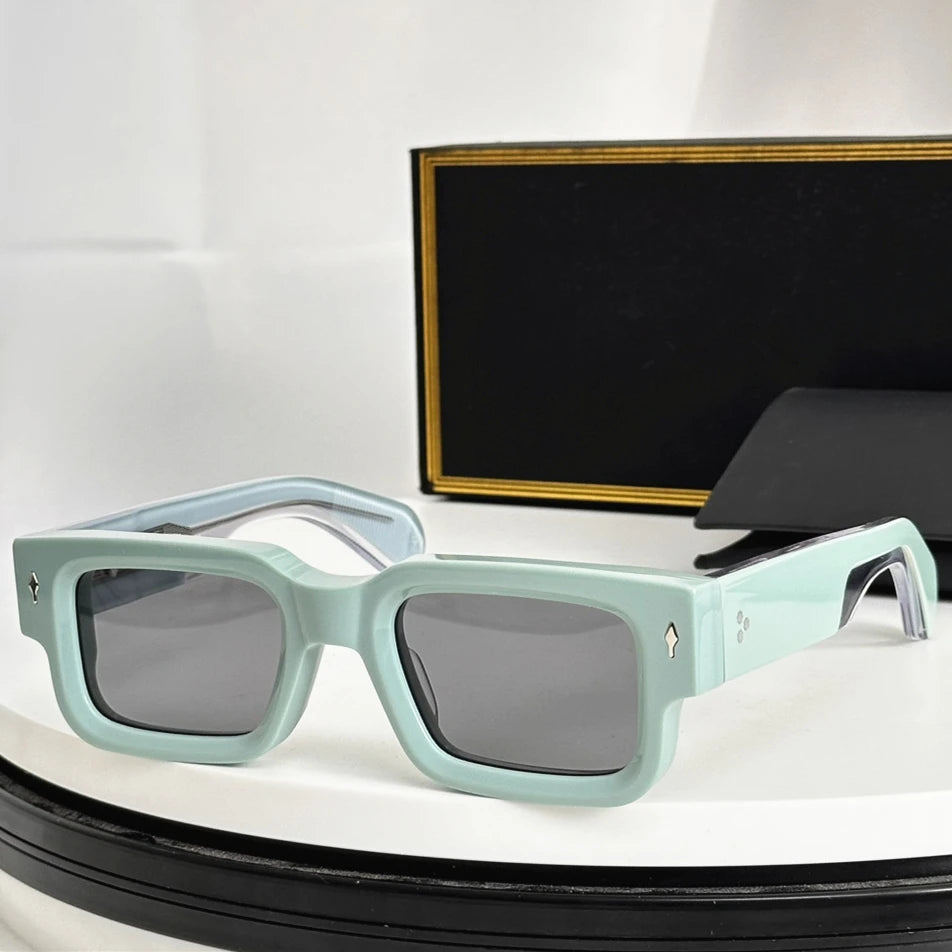 High Quality Handmade Acetate Sunglasses Men Luxury Brand Vintage Retro Square Shades Women Designer Glasses 2026