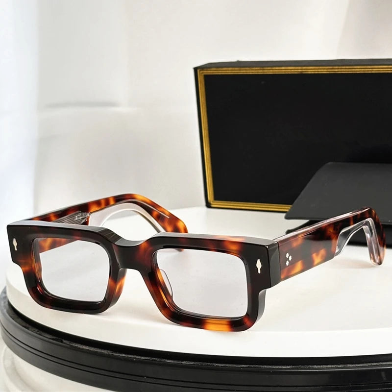 High Quality Handmade Acetate Sunglasses Men Luxury Brand Vintage Retro Square Shades Women Designer Glasses 2026