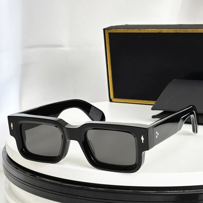 High Quality Handmade Acetate Sunglasses Men Luxury Brand Vintage Retro Square Shades Women Designer Glasses 2026