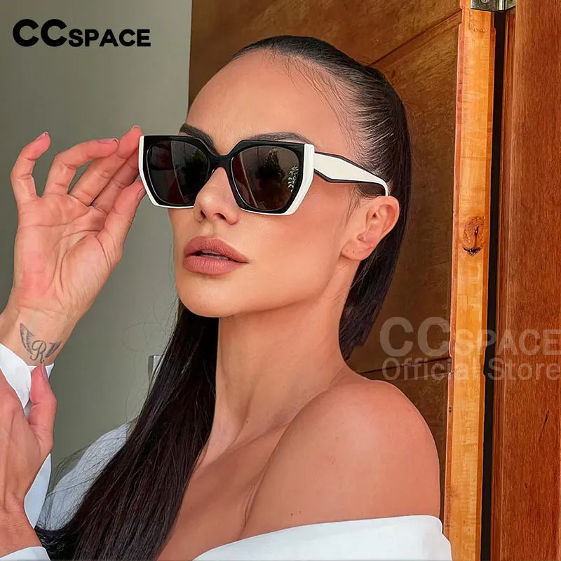 53222 Women Luxury Brand Design Sunglasses Square Men Fashion Shades Tea Eyeglasses Uv400 Vintage Glasses