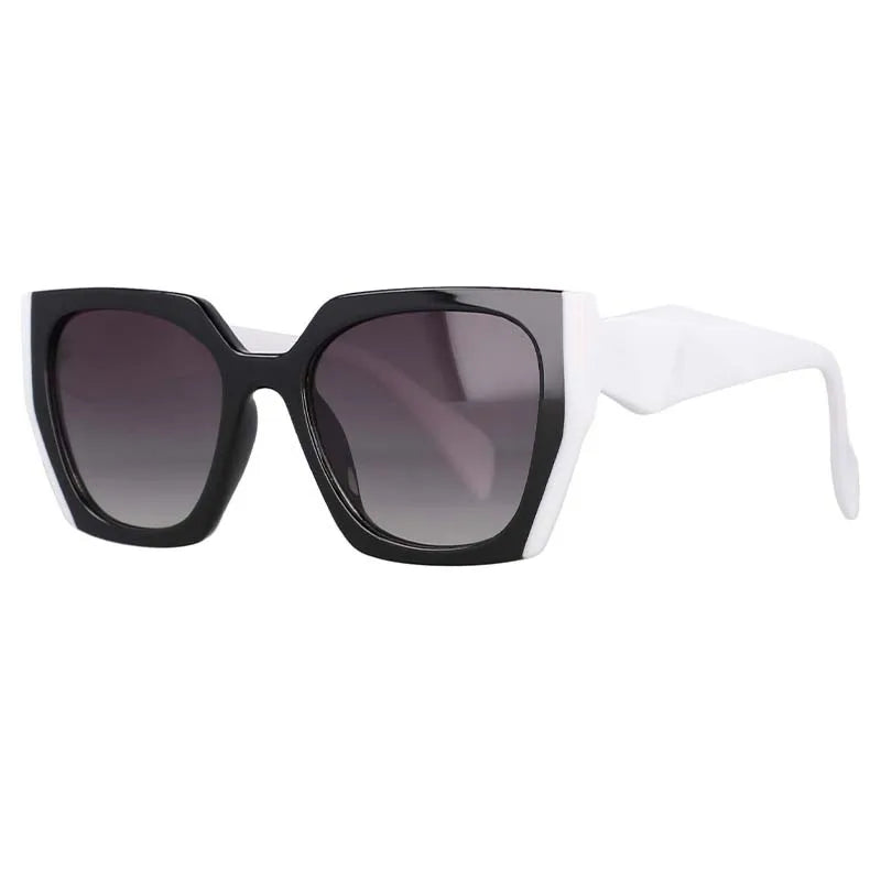 53222 Women Luxury Brand Design Sunglasses Square Men Fashion Shades Tea Eyeglasses Uv400 Vintage Glasses