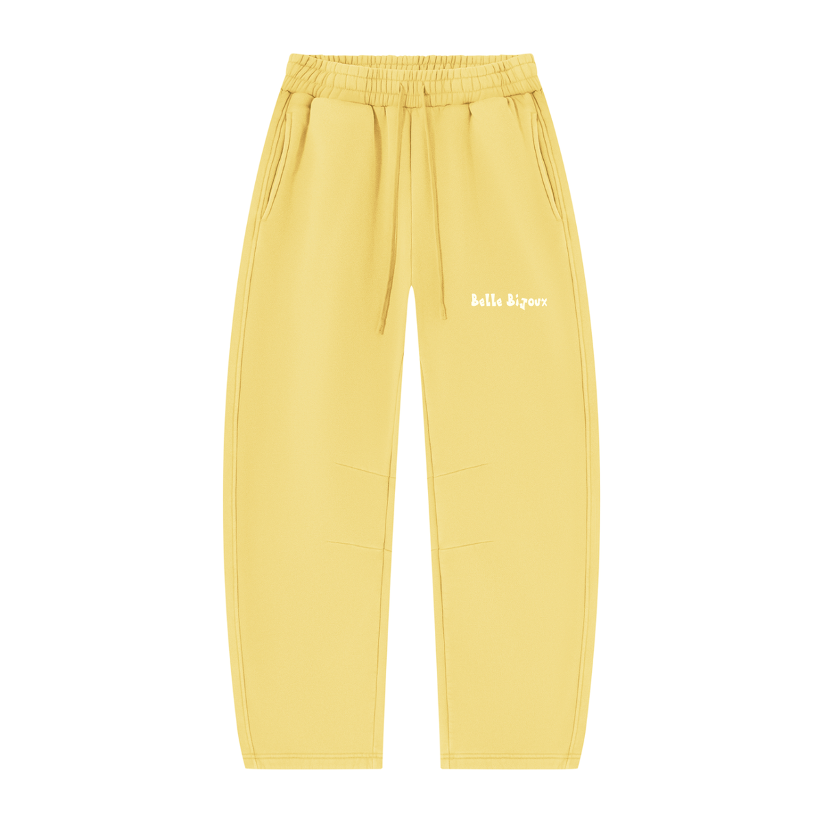 Unisex Vintage Wash Barrel Leg Fleece Sweatpants