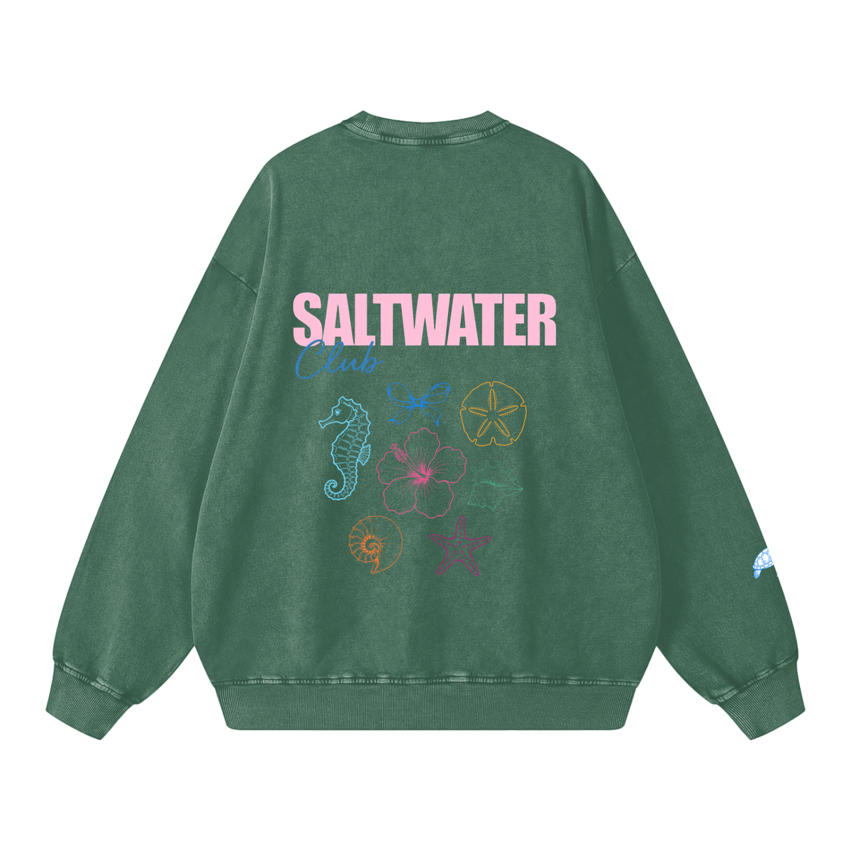 Snow Washed Oversized Sweatshirt