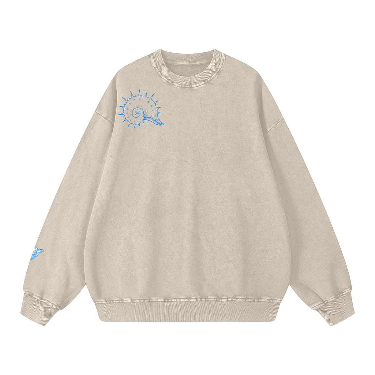 Snow Washed Oversized Sweatshirt