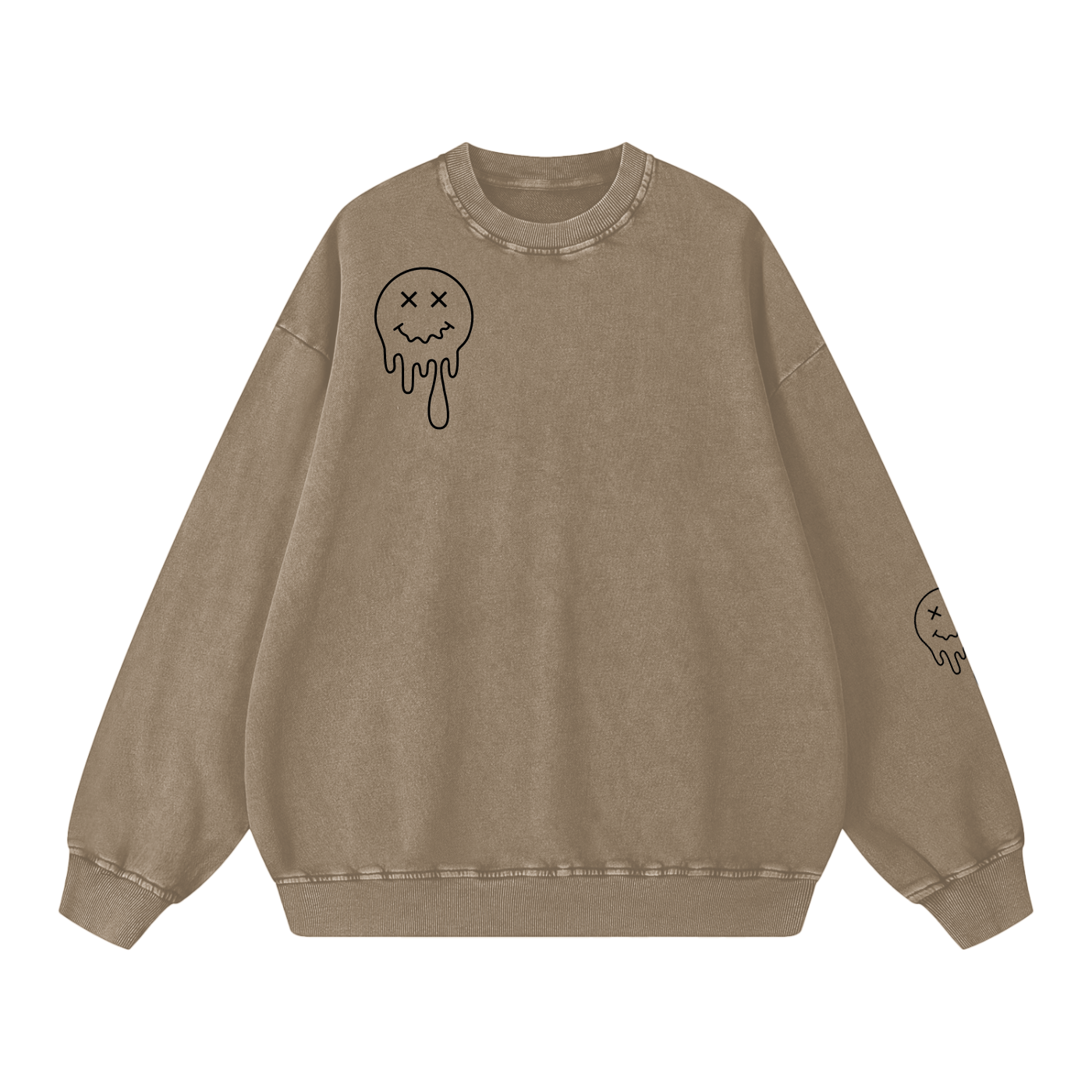 Snow Washed Oversized Sweatshirt