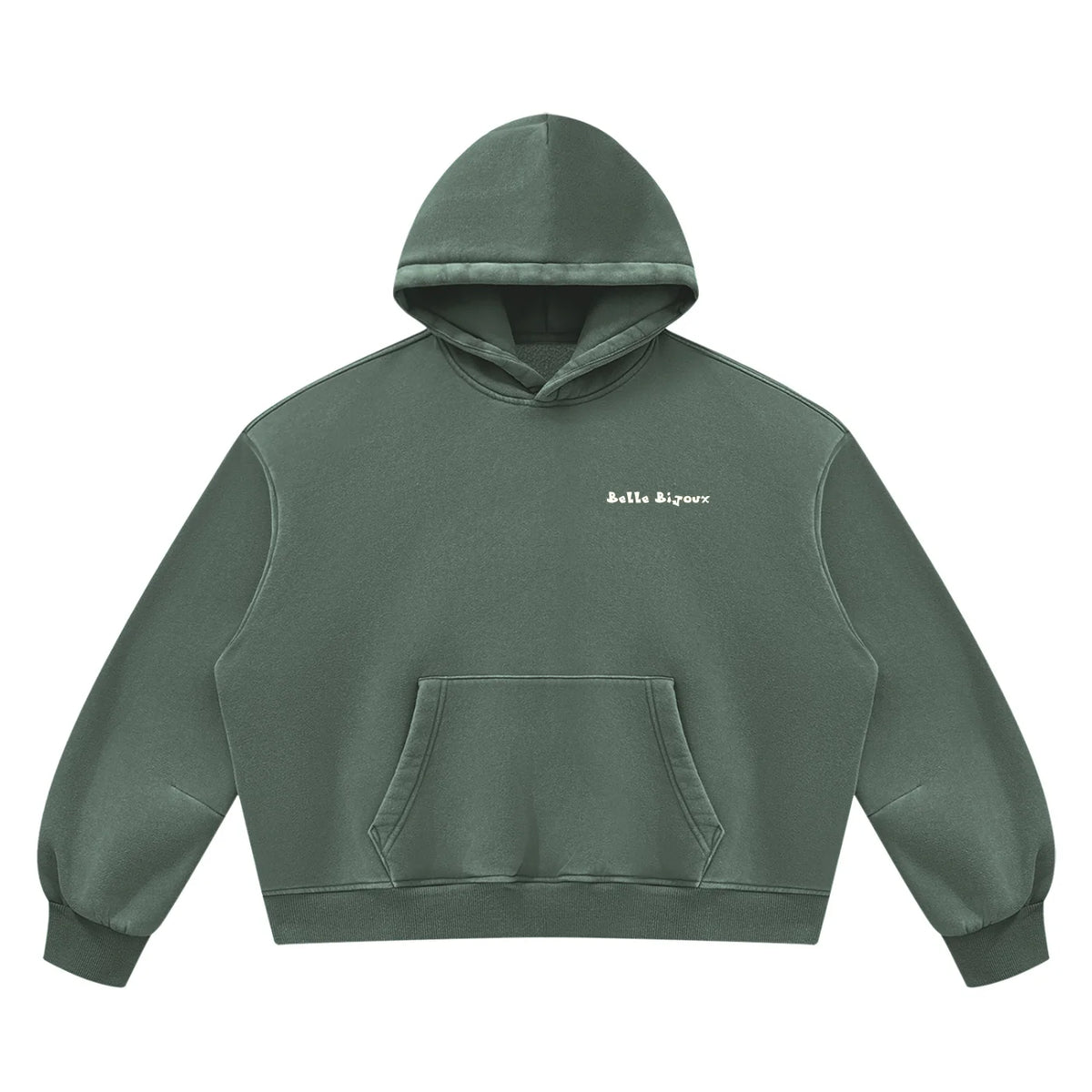 Unisex Vintage Wash Boxy Fleece Hoodie
