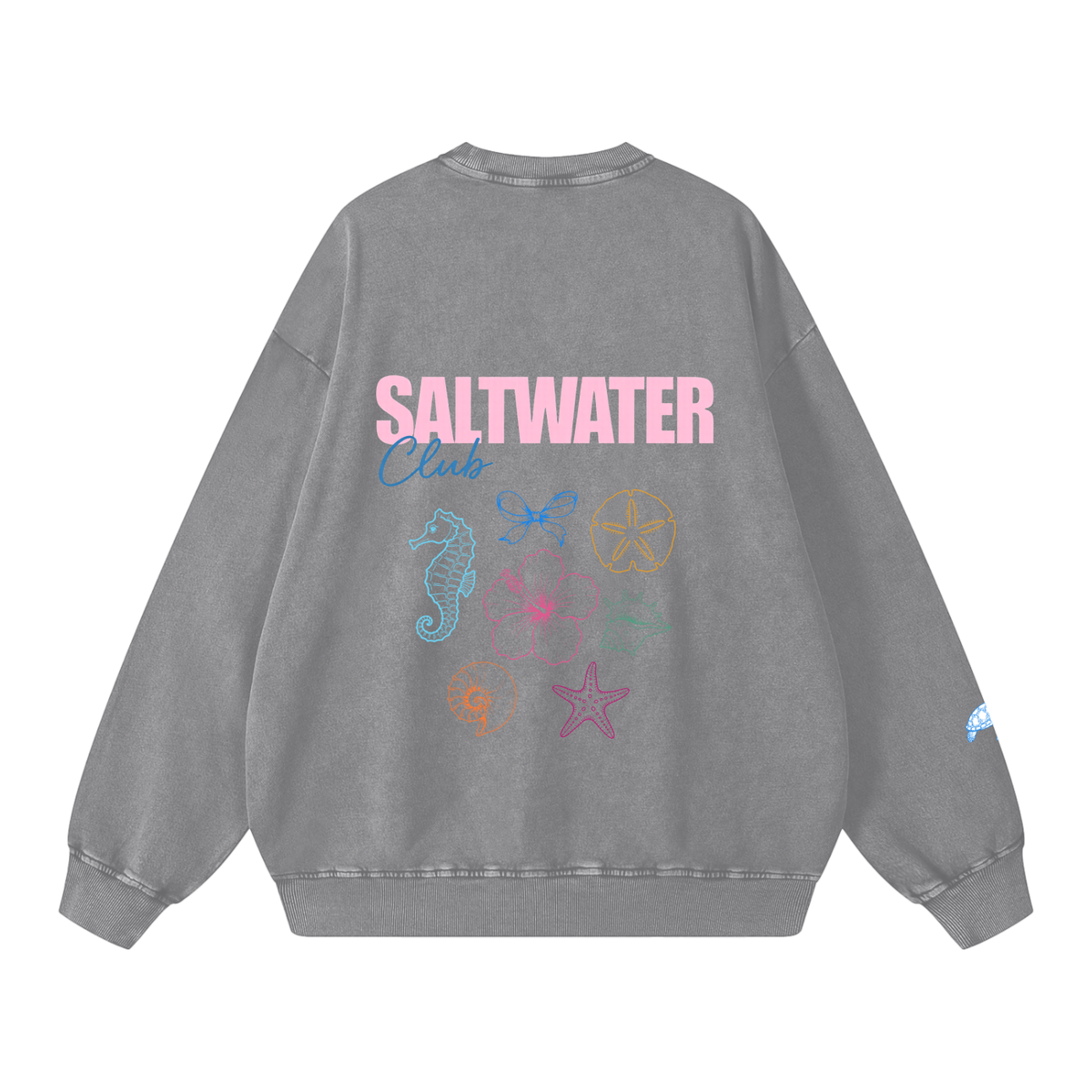 Snow Washed Oversized Sweatshirt
