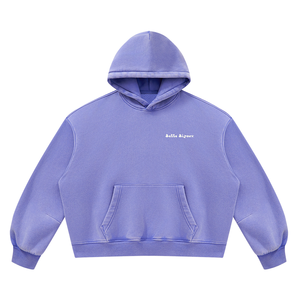 Unisex Vintage Wash Boxy Fleece Hoodie