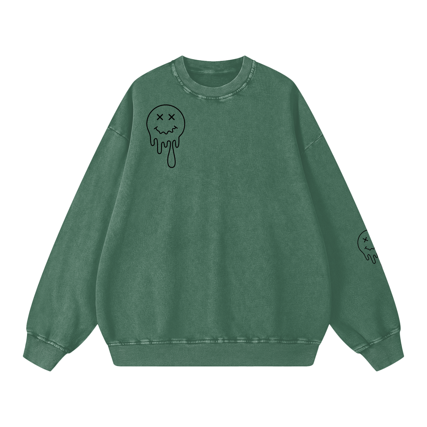 Snow Washed Oversized Sweatshirt