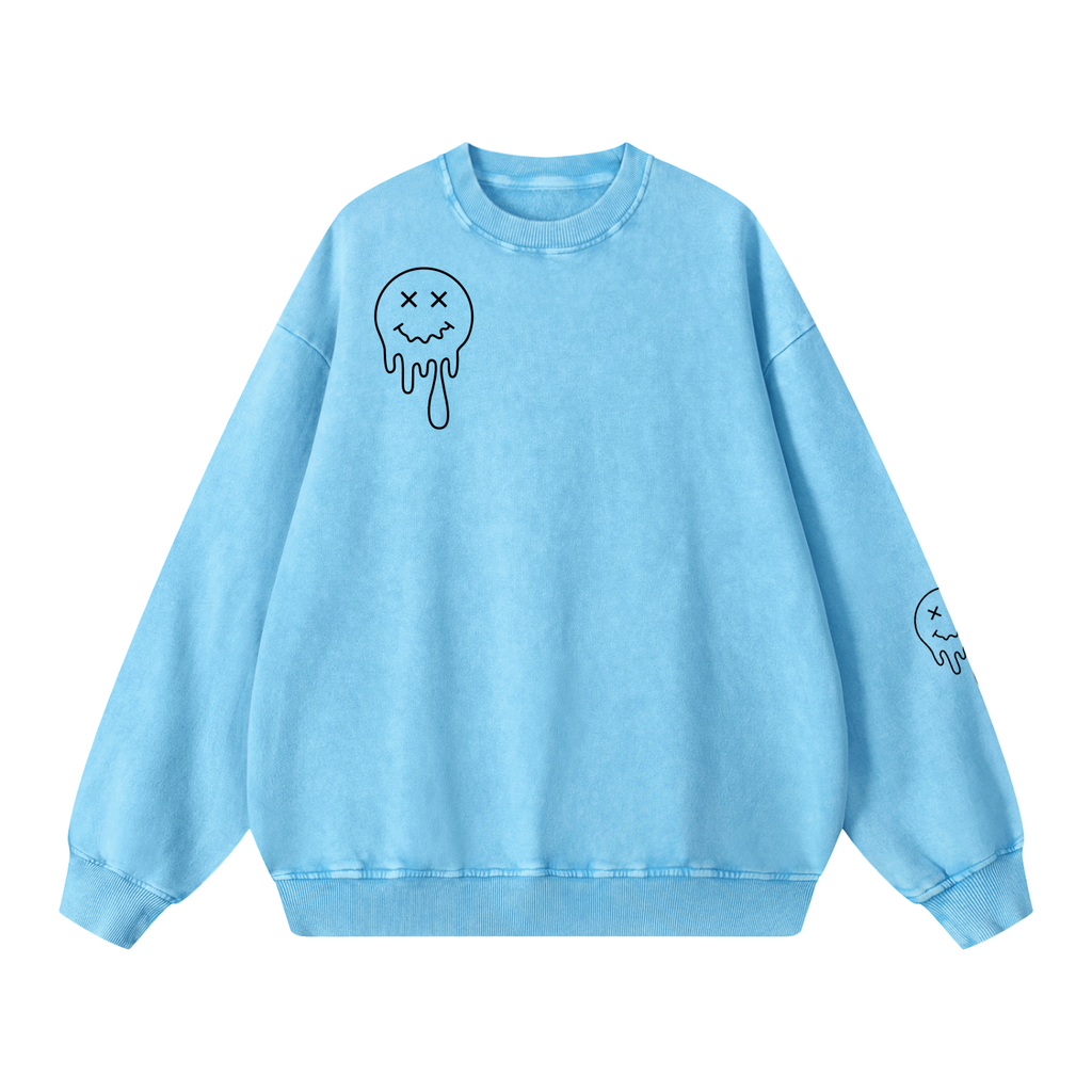 Snow Washed Oversized Sweatshirt