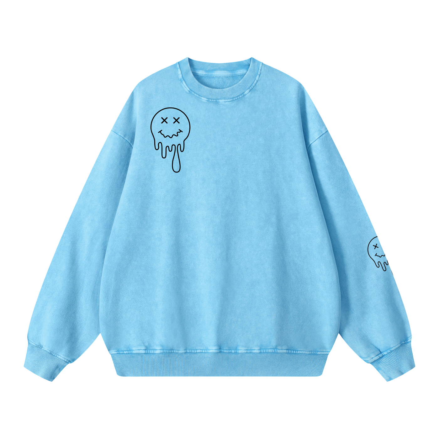 Snow Washed Oversized Sweatshirt