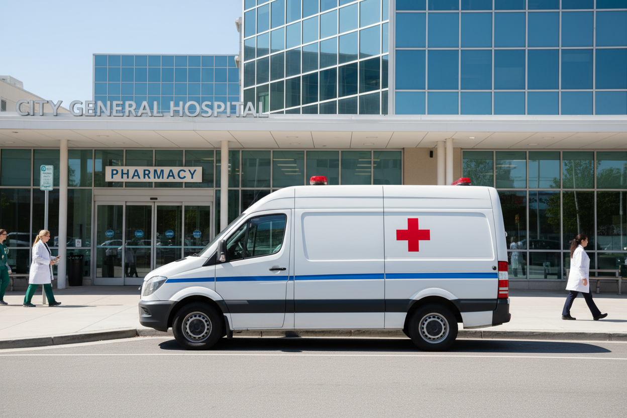 Medical Courier Vehicle
